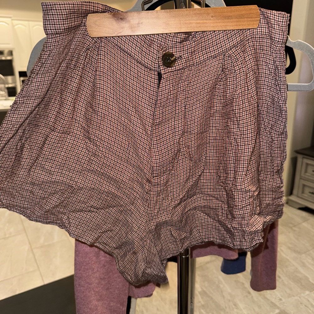 Women's Checkered Shorts